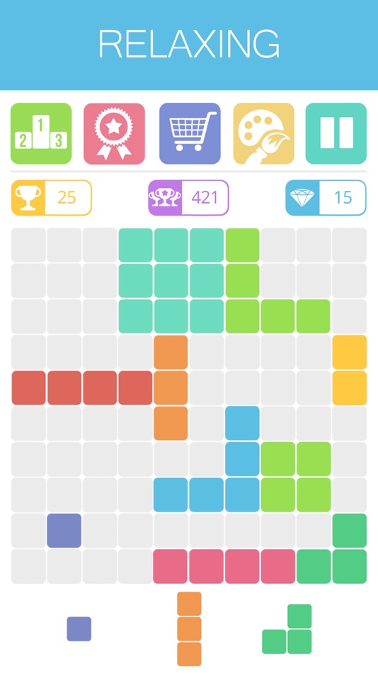 #2. 10x10 : fill the grid ! (iOS) 由: PLAYTOUCH