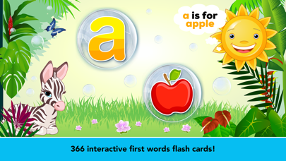 Abby Monkey Baby Bubble School Flash Cards Learning Games for Toddler Kids and Preschool Explorers with Vehicles, Animals and more screenshot 3
