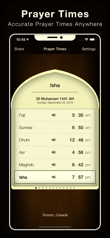 Prayer Times: Athan