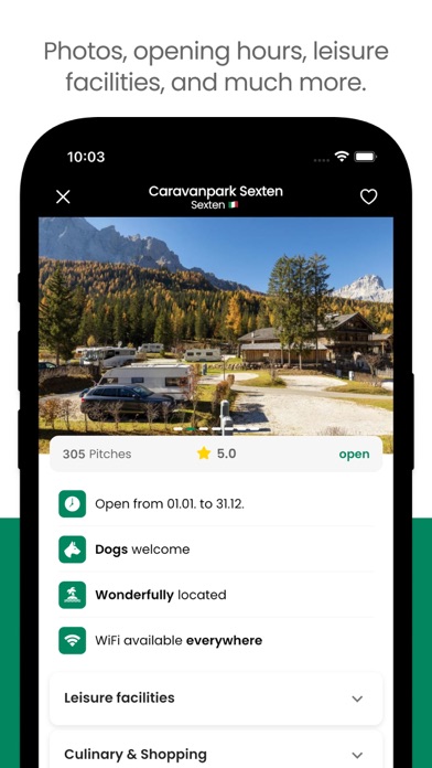 Campsite - Camping in Europe Screenshot