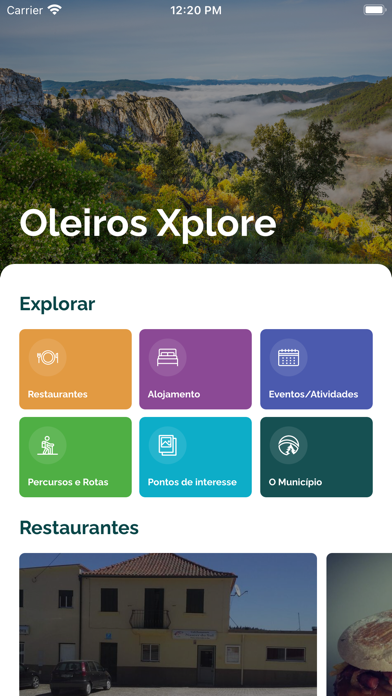 Município de Oleiros Xplore Screenshot