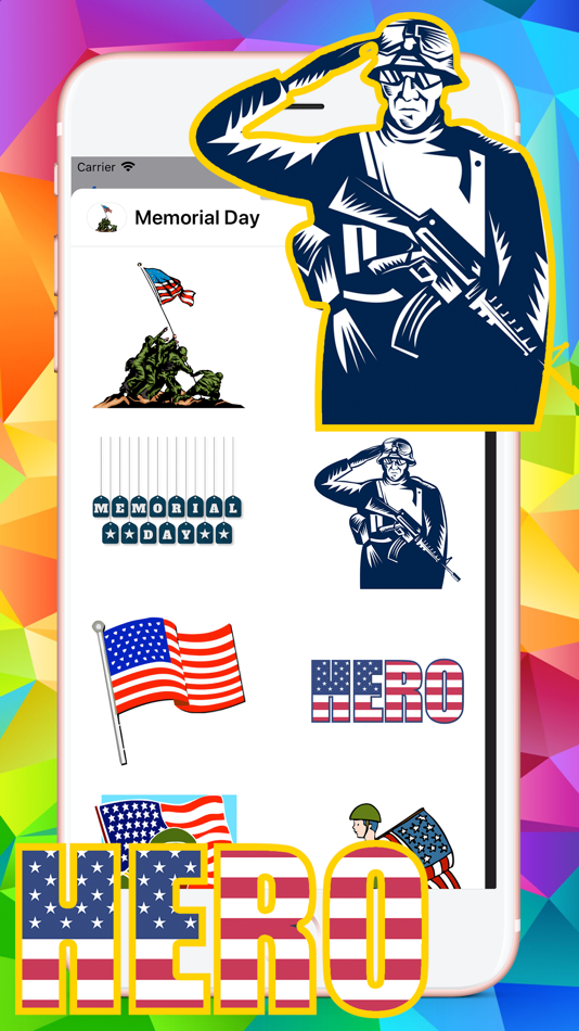 Memorial Day HD Stickers - 1.1 - (iOS)