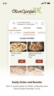 olive garden italian kitchen iphone screenshot 1