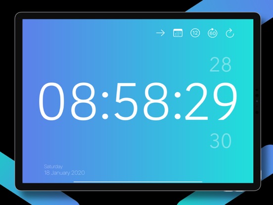 Screenshot #6 pour Big Clock : Horloge moderne