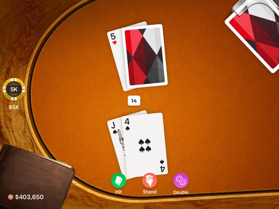 Blackjack iPad app afbeelding 3