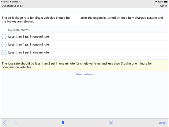 Connecticut CDL Test Prep iPad screenshot
