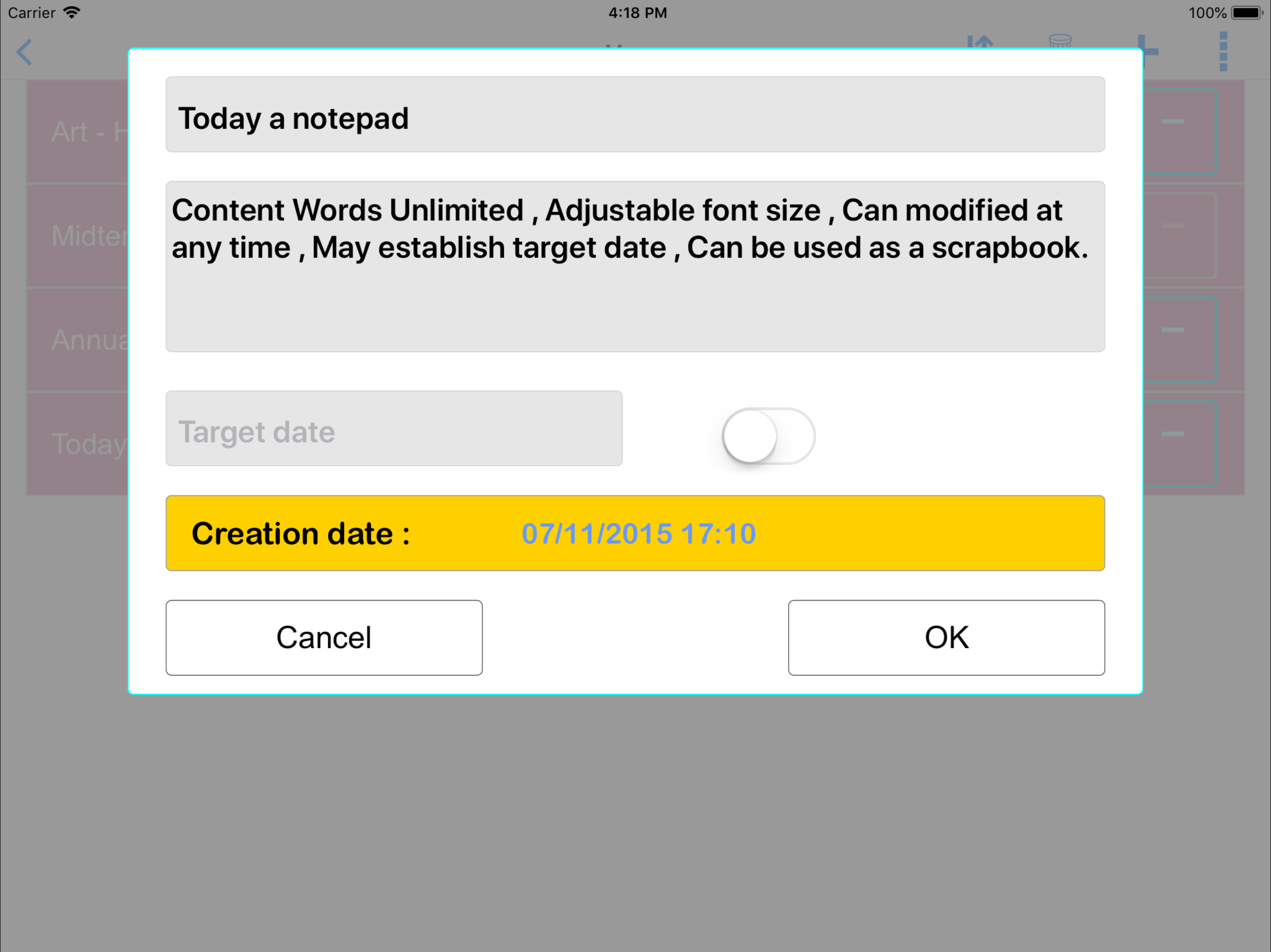 TC Curriculum Table screenshot 10