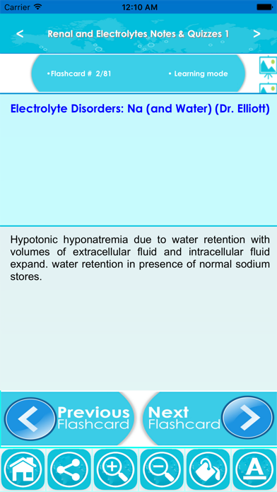 Renal & Electrolytes Exam Prep Screenshot