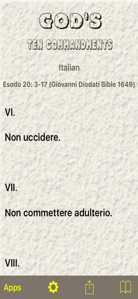 God's Ten Commandments
