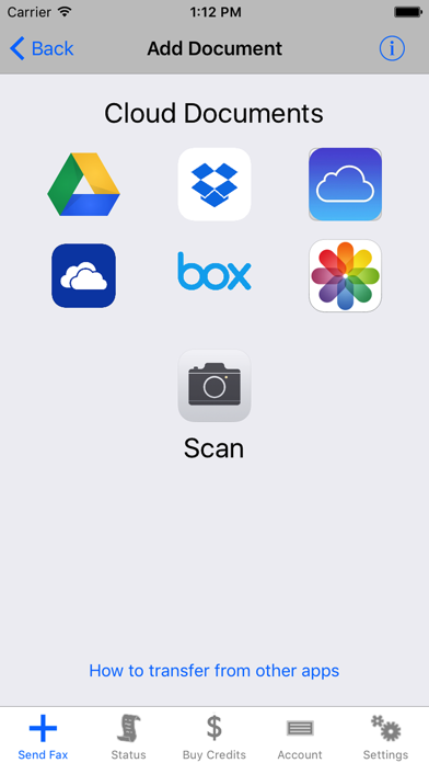 FAX for iPhone - send fax app Screenshot