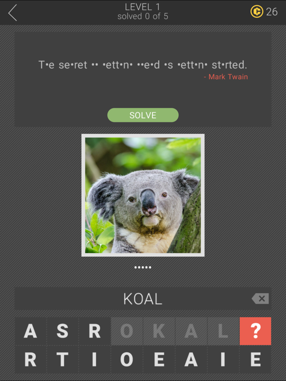 Hidden Letters iPad screenshot 4 - Games app