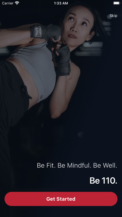 110 Fitness Screenshot
