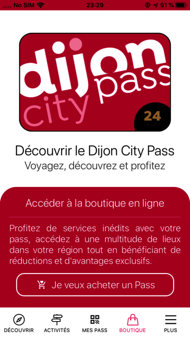 Dijon City Pass Screenshot