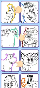 Connect and paint animal draws screenshot #3 for iPhone