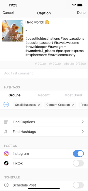 ‎PREVIEW: Planifie Instagram Capture d'écran
