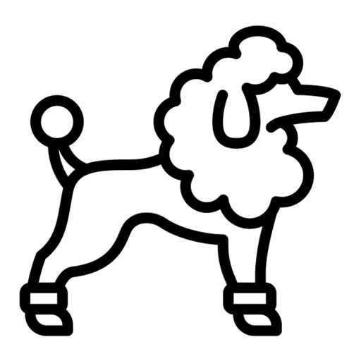 Poodle Stickers App icon