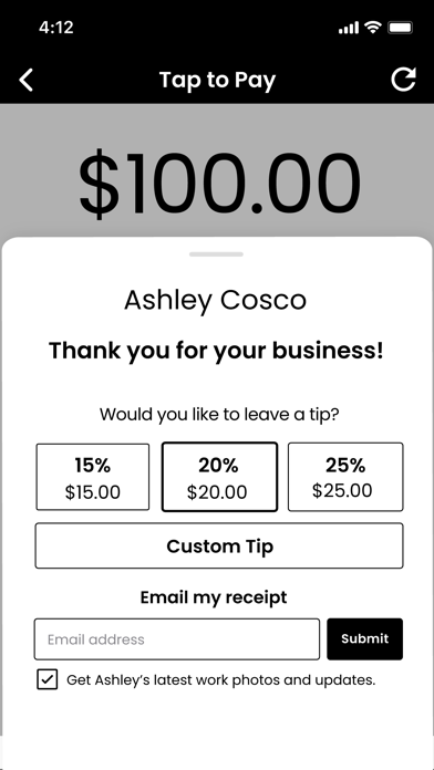 Envy Pay Screenshot