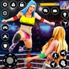 Girls Wrestling Fighting Games icon