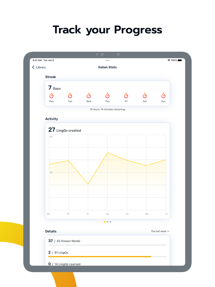 LingQ  Learn 42 Languages