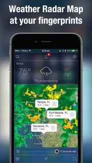 doppler radar map live pro iphone screenshot 1