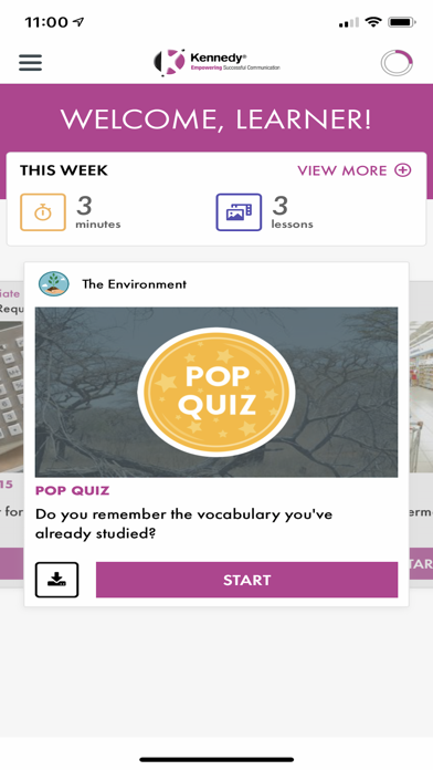 Screenshot #1 pour Kennedy - Learn English Online
