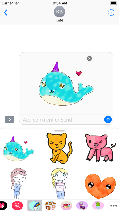 Kawaii Pets & Friends Stickers Screenshot