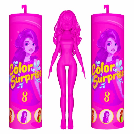 Color Reveal Doll iOS App