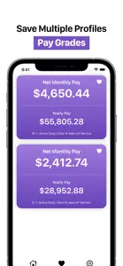 Military Retirement Calculator screenshot #3 for iPhone