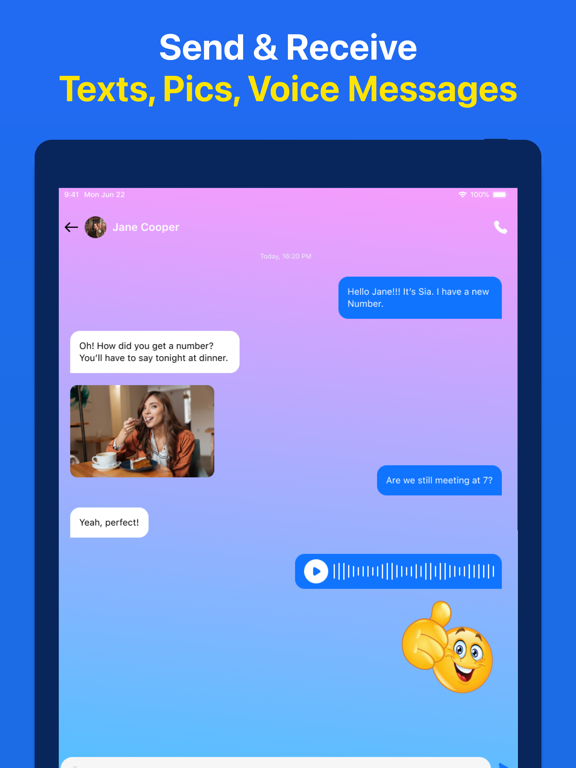 Text ▹ iPad screenshot 5 - Social Networking app