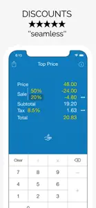 Sales Tax Discount Calculator screenshot #4 for iPhone