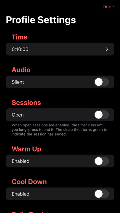 Meditation, Zazen, Yoga Timer Screenshot