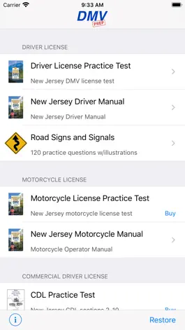 Game screenshot New Jersey DMV Test Prep mod apk