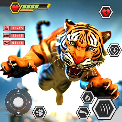 Tiger Rampage-Giant 3D Monster iOS App