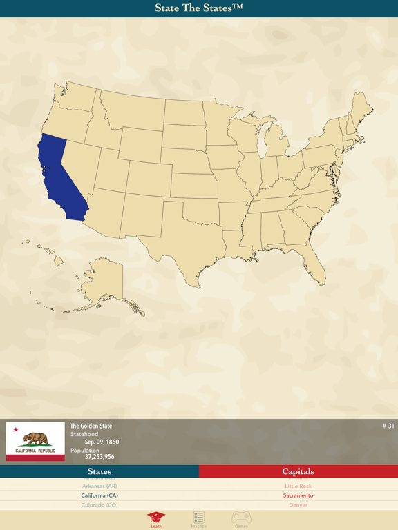 State The States & Capitals ED