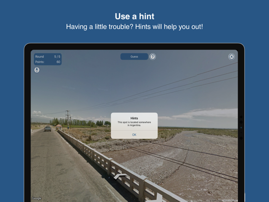 Guess the Spot - GeoGuess Game iPad app afbeelding 3