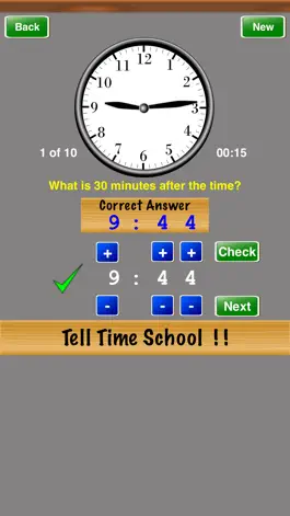 Game screenshot Tell Time School ! ! hack