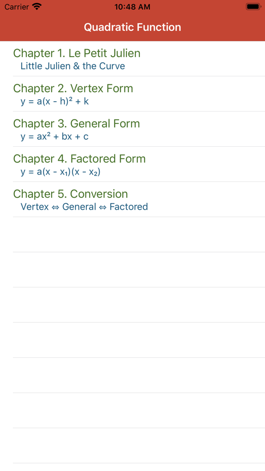 #1. My Quadratic (iOS) By: Thinh Le