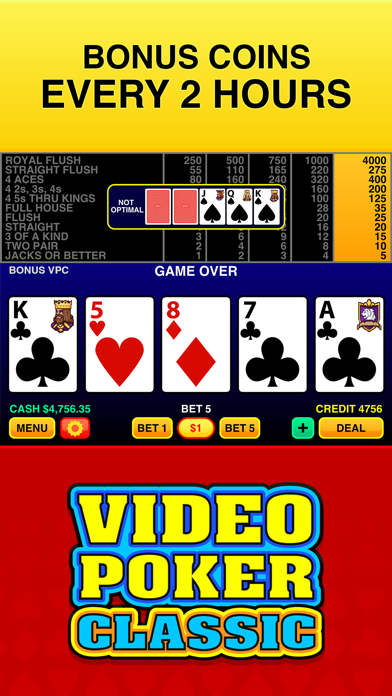 Video Poker Classic screenshot 4
