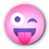 ピンクのスマイリー • Stickers - iPadアプリ