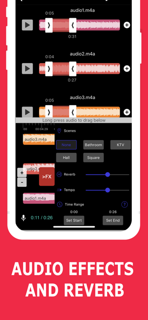 ‎Éditeur d'Audio Tool Capture d'écran