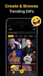 gifs for texting - gif maker iphone screenshot 1