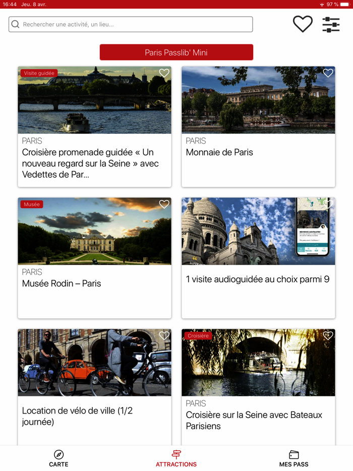 Paris Passlib’ – city pass