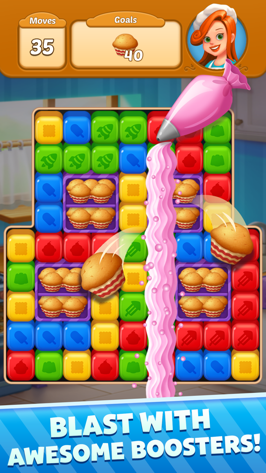 #4. Sweet Cube Blast (iOS) 来自: Puzzle1Studio,inc.