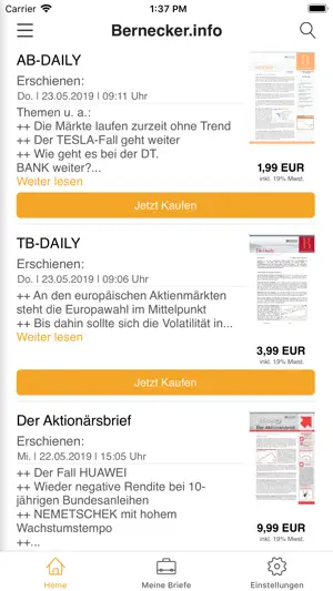 Bernecker screenshot 1