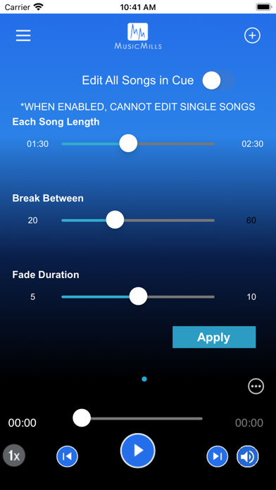 MusicMills Screenshot