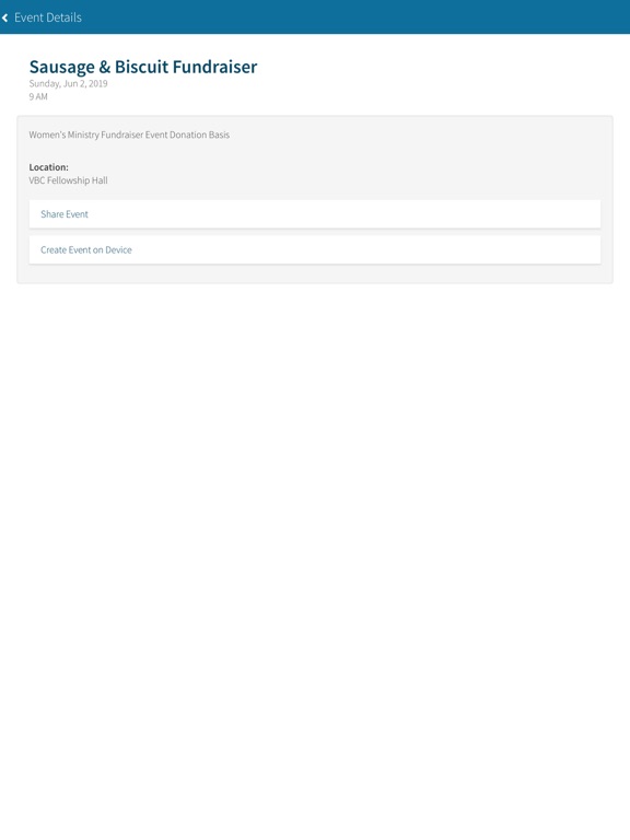 Victory Baptist Hernando iPad screenshot 5 - Reference app
