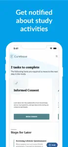 Curebase screenshot #1 for iPhone