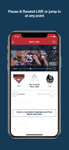 Game screenshot Watch AFL apk