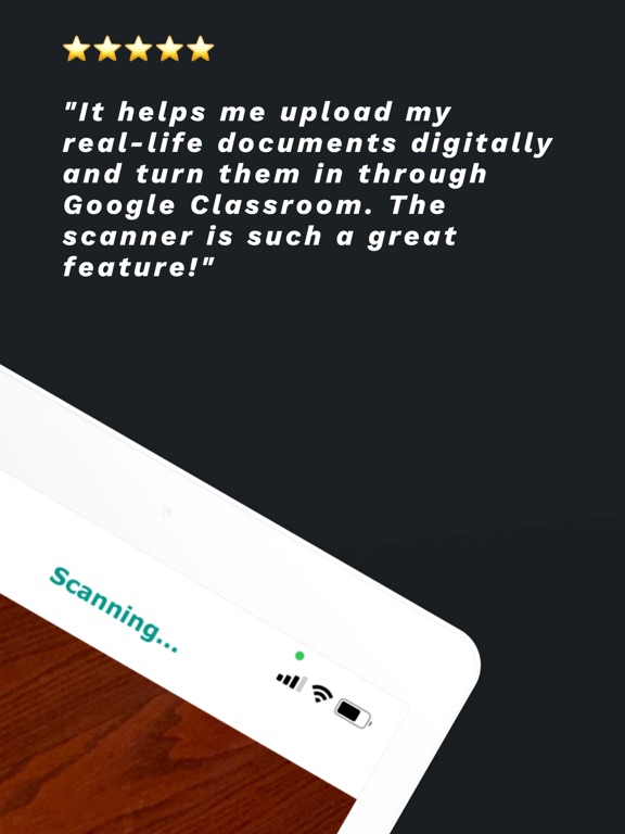 Scanner - convert photo to pdf iPad screenshot 6 - Productivity app