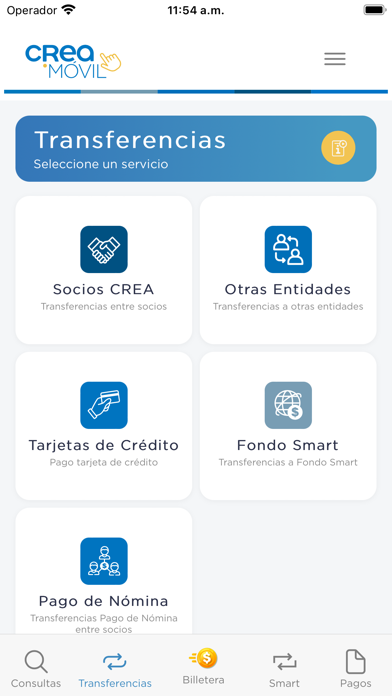 CREAmóvil - Cooperativa CREA Screenshot